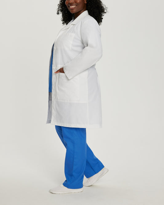 5-Pocket Full-Length Tablet White Coat | White