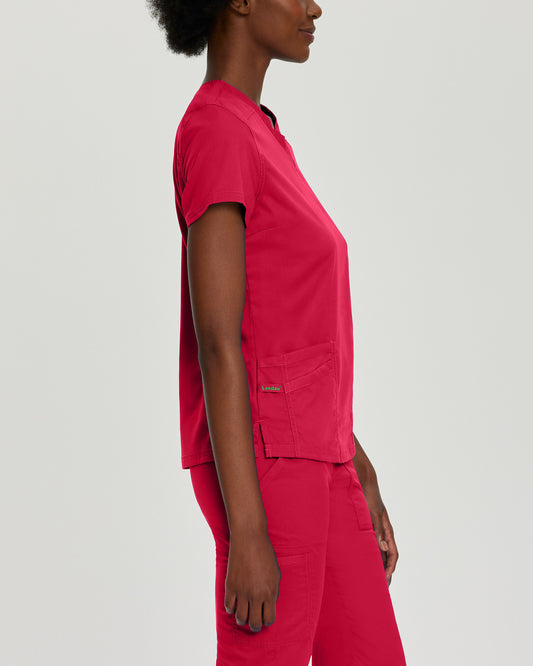 ProFlex 3-Pocket V-Neck Top | True Red