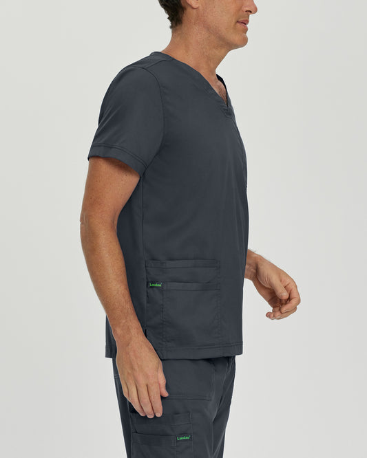 ProFlex 4-Pocket V-Neck Top | Graphite