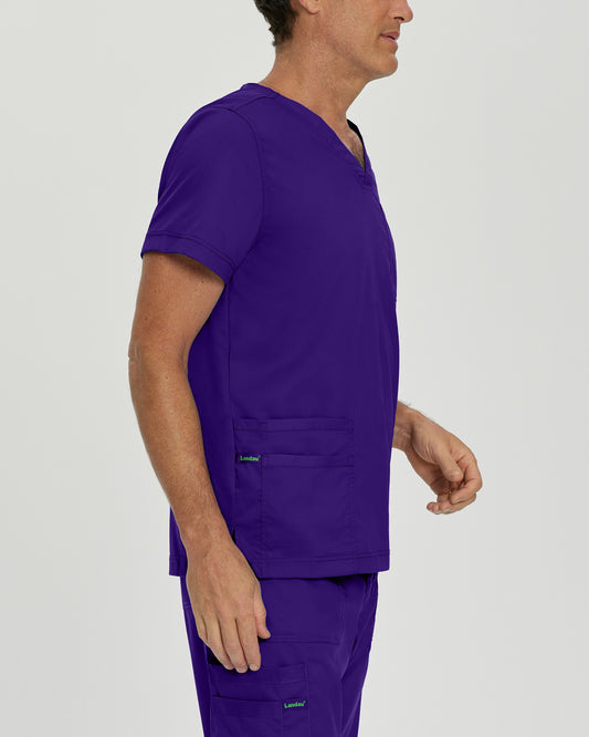 ProFlex 4-Pocket V-Neck Top | Grape