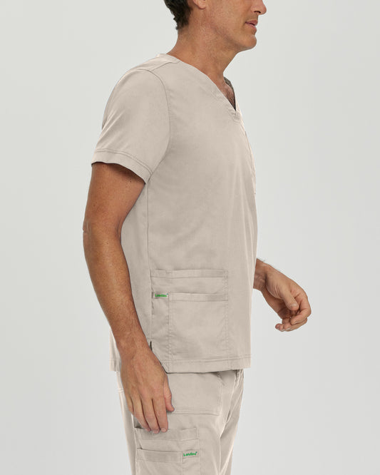 ProFlex 4-Pocket V-Neck Top | Sandstone