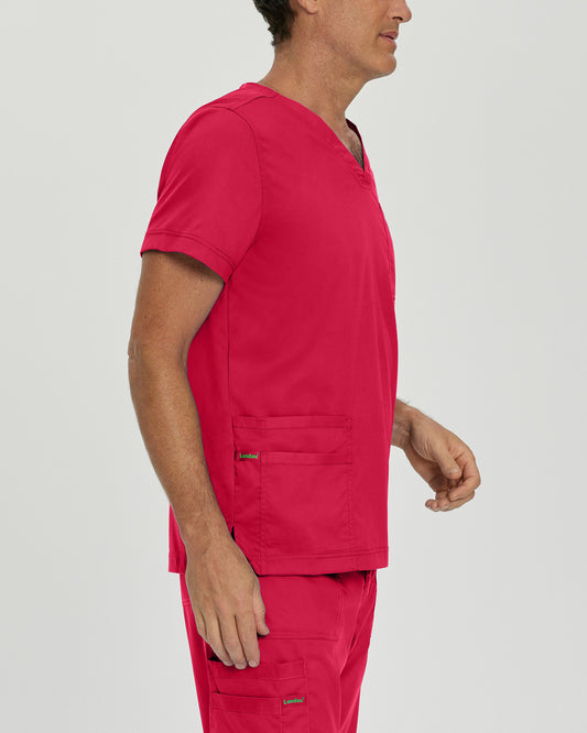 ProFlex 4-Pocket V-Neck Top | True Red