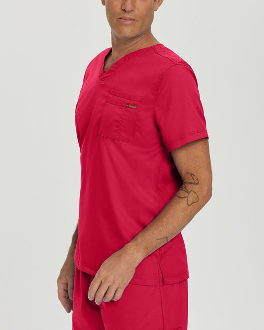 ProFlex 2-Pocket V-Neck Top | True Red