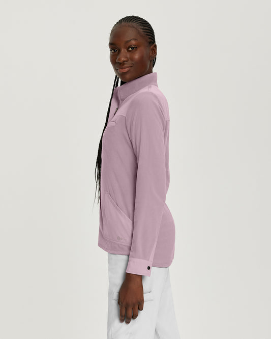 FIT 3-Pocket Warm-Up Jacket | Mauve Shadows