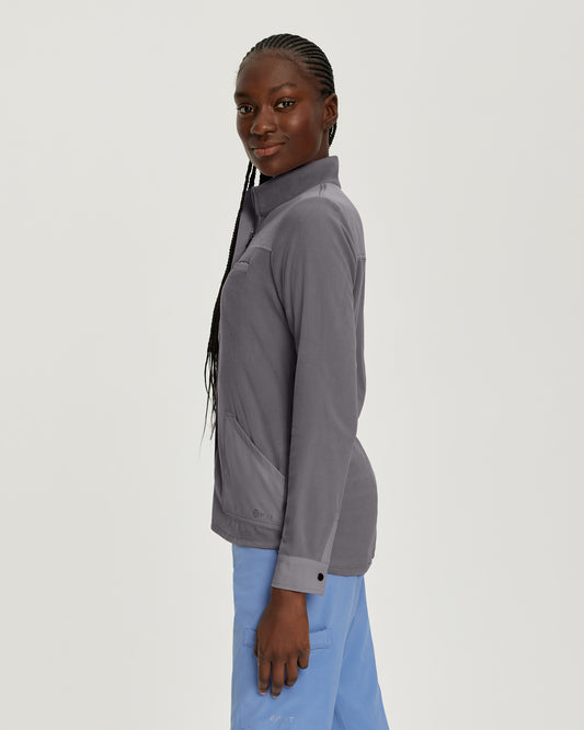 FIT 3-Pocket Warm-Up Jacket | Pewter