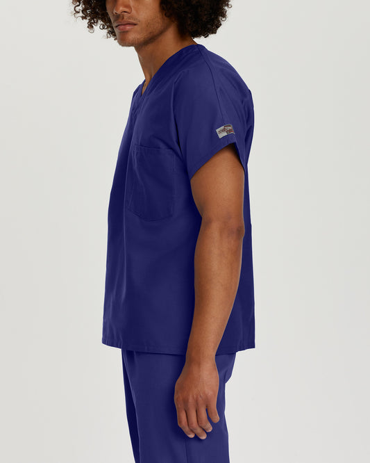 Scrub Zone 1-Pocket V-Neck Top | Cobalt