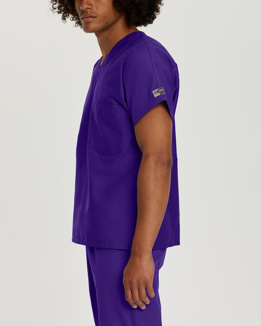 Scrub Zone 1-Pocket V-Neck Top | Grape