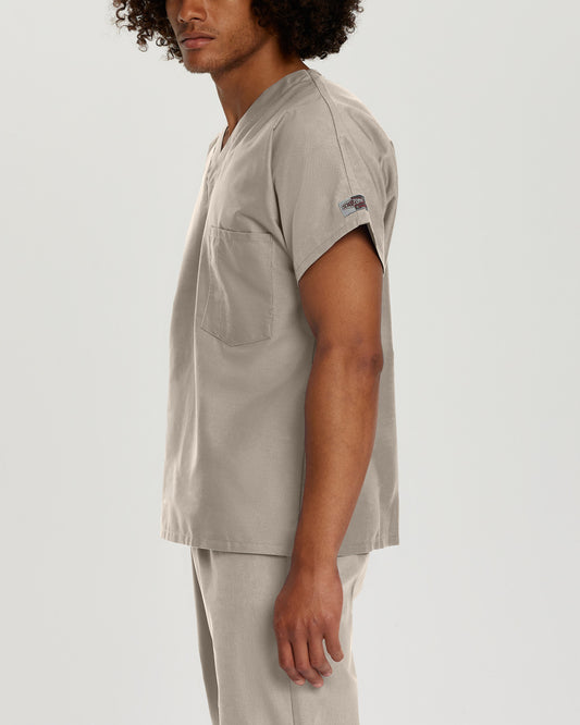 Scrub Zone 1-Pocket V-Neck Top | Sandstone