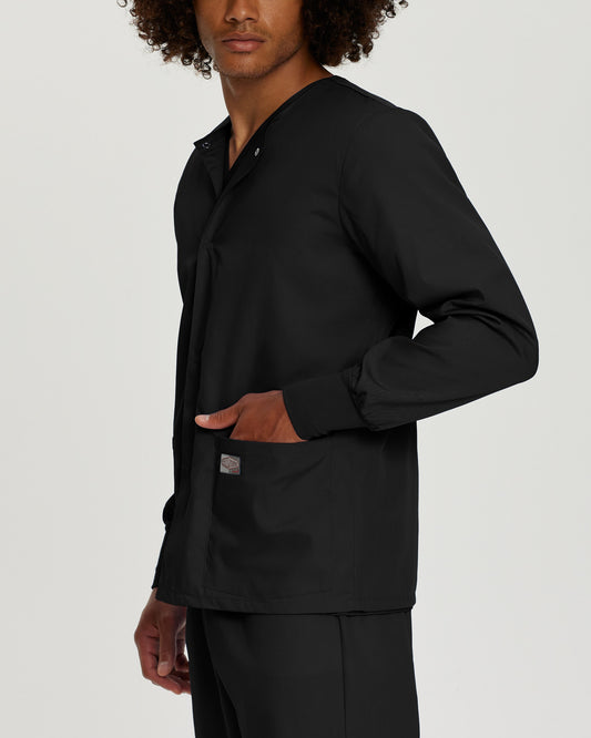 Scrub Zone 3-Pocket Warm-Up Jacket | Black