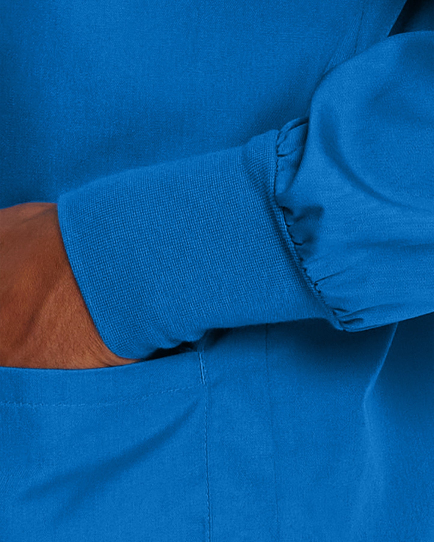 Scrub Zone 3-Pocket Warm-Up Jacket | White