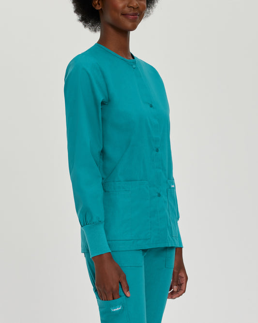 Essentials 4-Pocket Warm-Up Jacket | Teal