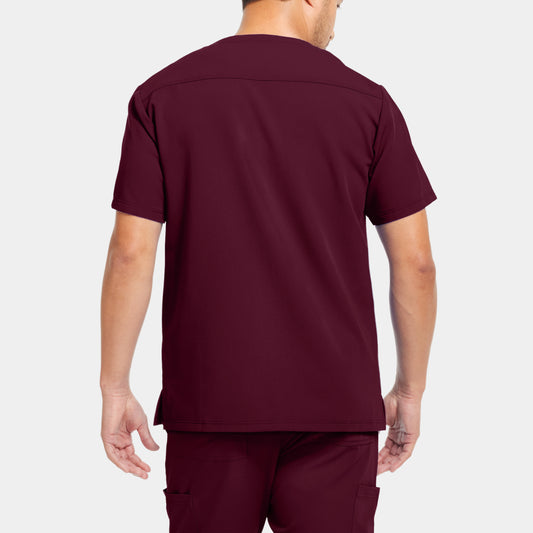 V-Tess 3-Pocket V-Neck Top | Wine