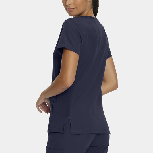 V-Tess 4-Pocket V-Neck Top | Navy