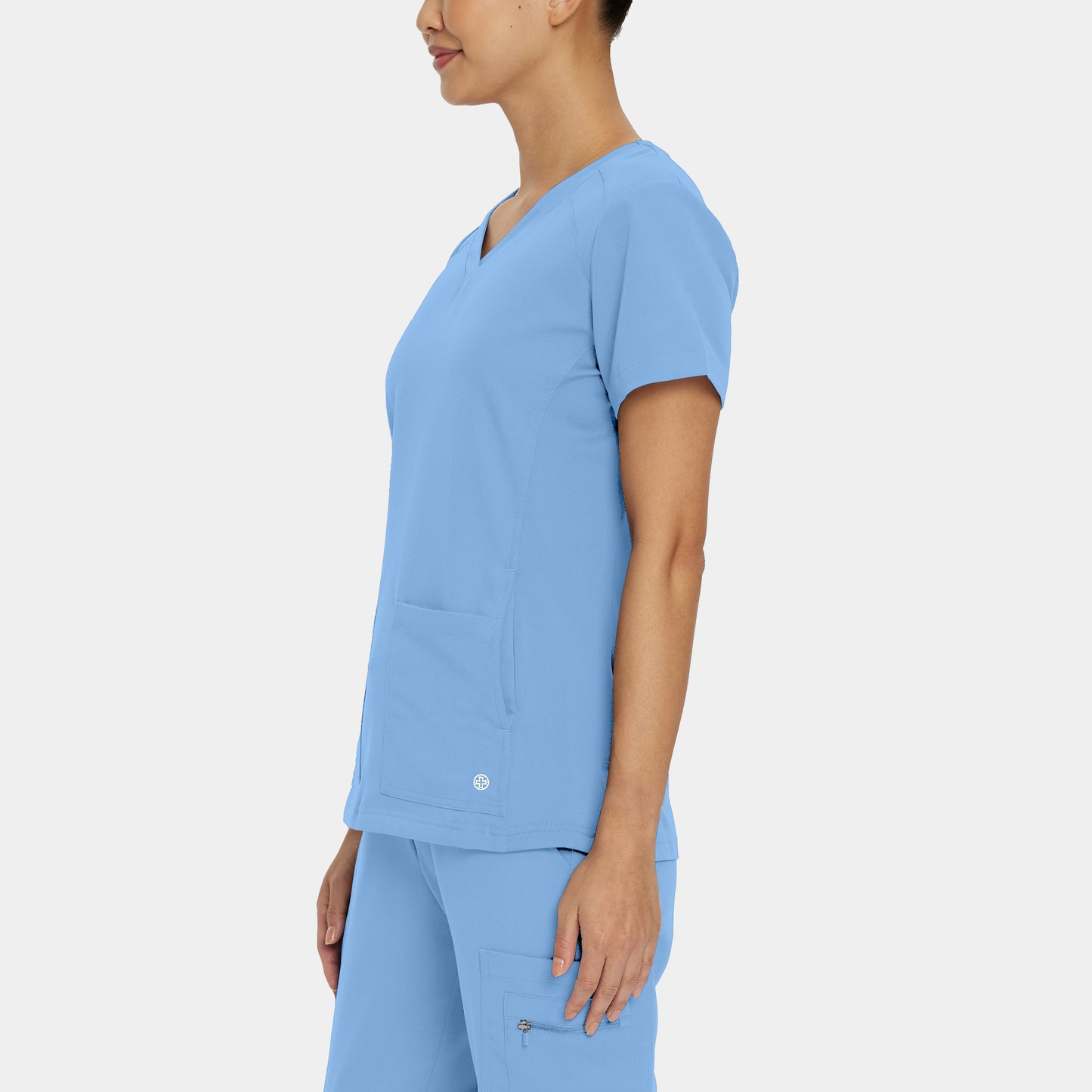 V-Tess 4-Pocket V-Neck Top | Ceil