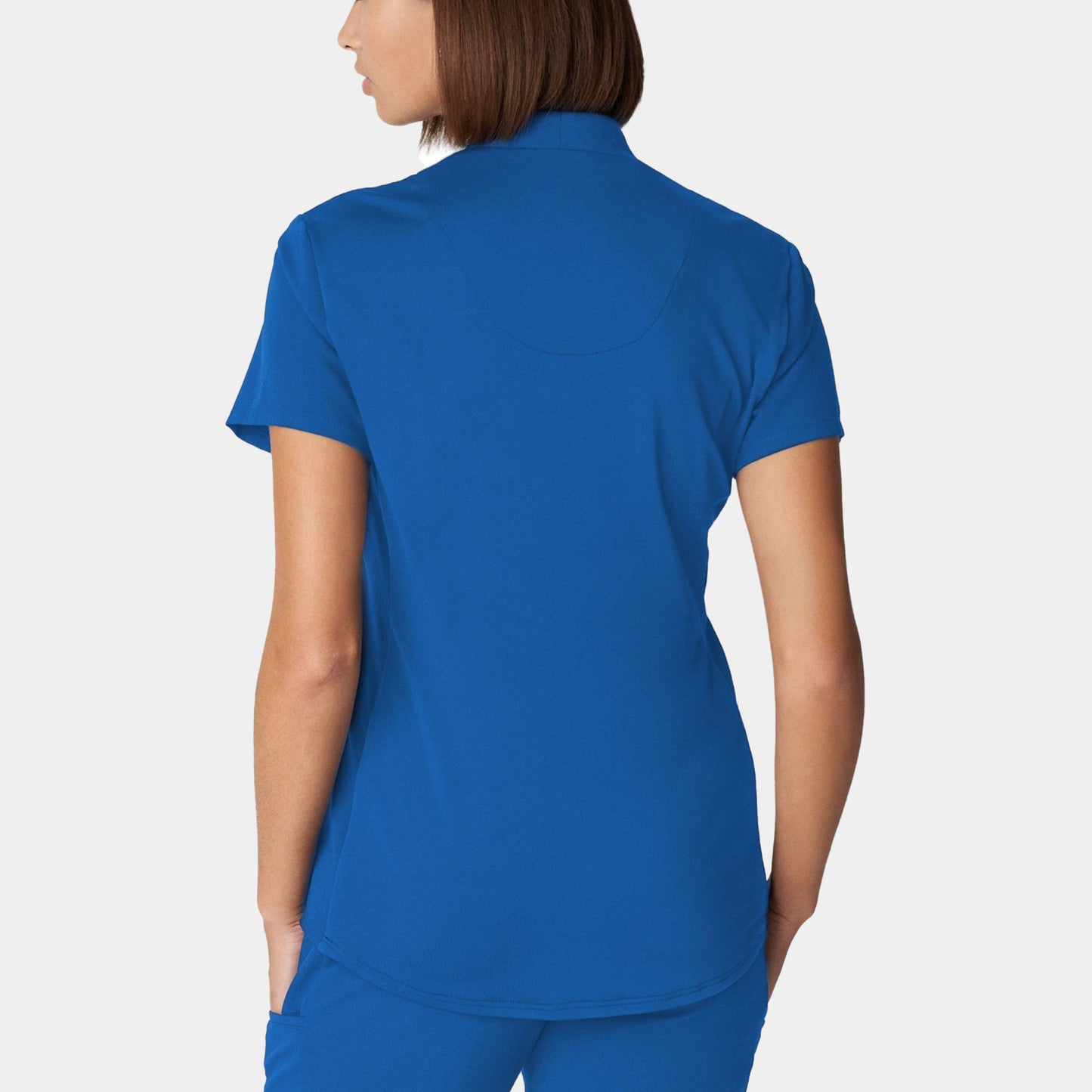 V-Tess 2-Pocket V-Neck Top | Royal