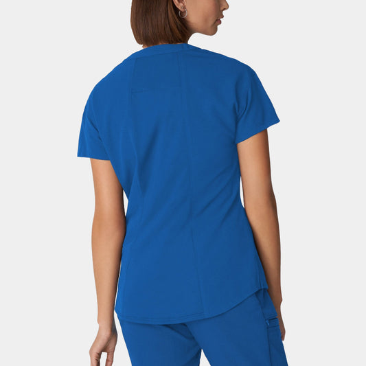 V-Tess 1-Pocket V-Neck Top | Royal