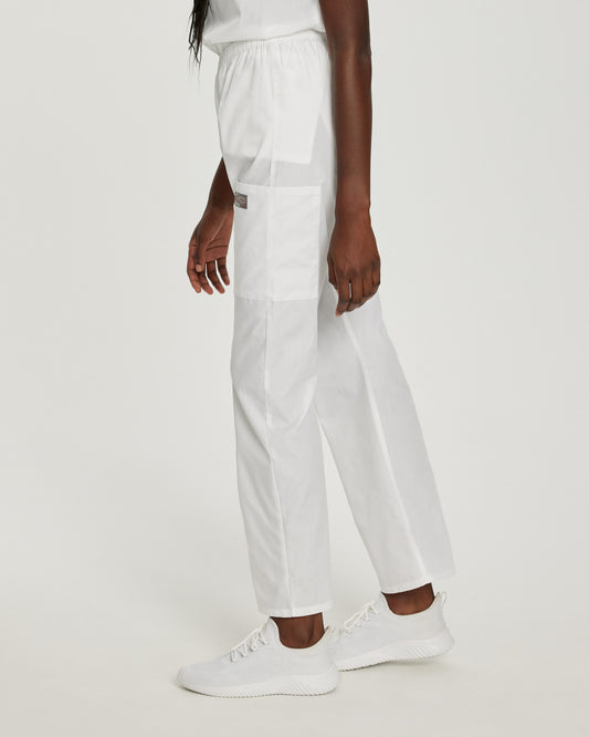 Scrub Zone Cargo Pants | White