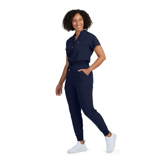 Forward 8-Pocket Cargo Jumpsuit | Navy