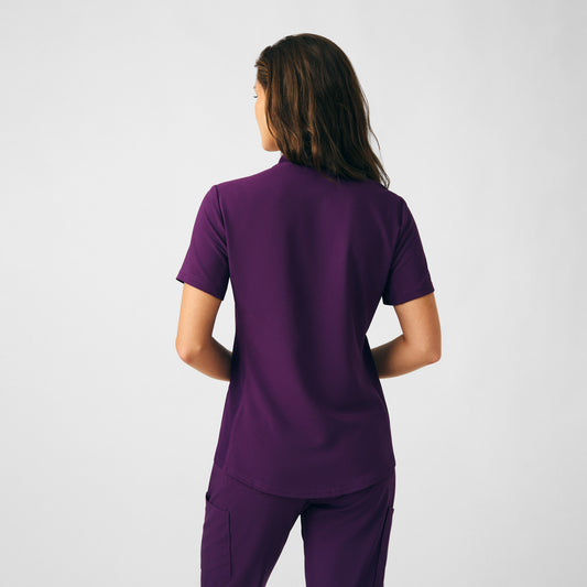 Forward 3-Pocket V-Neck Top | Eggplant