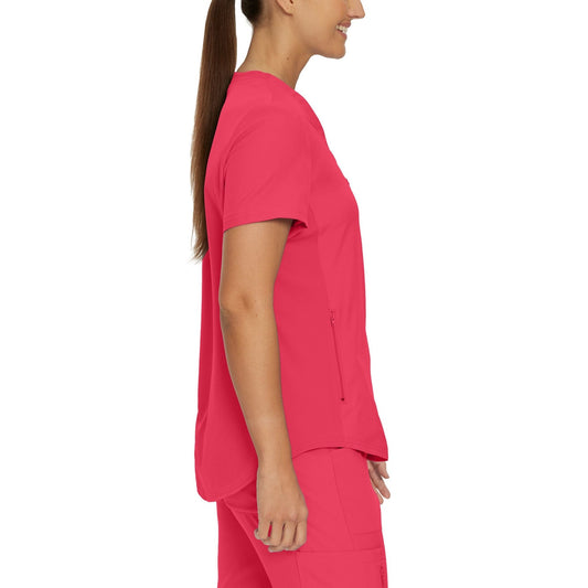 Forward 2-Pocket V-Neck Top | Tea Berry