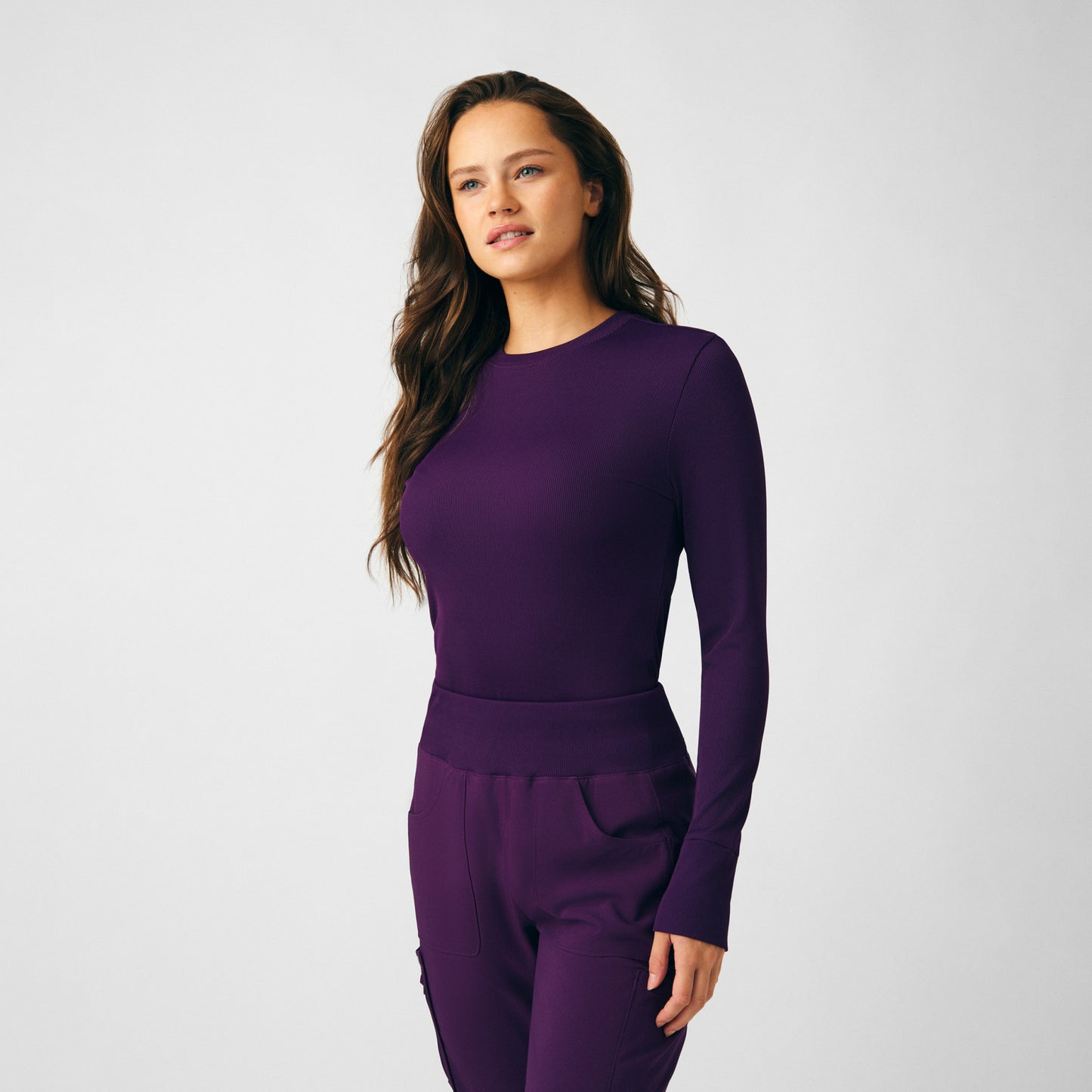 Forward 1-Pocket Long-Sleeve Tee | Eggplant