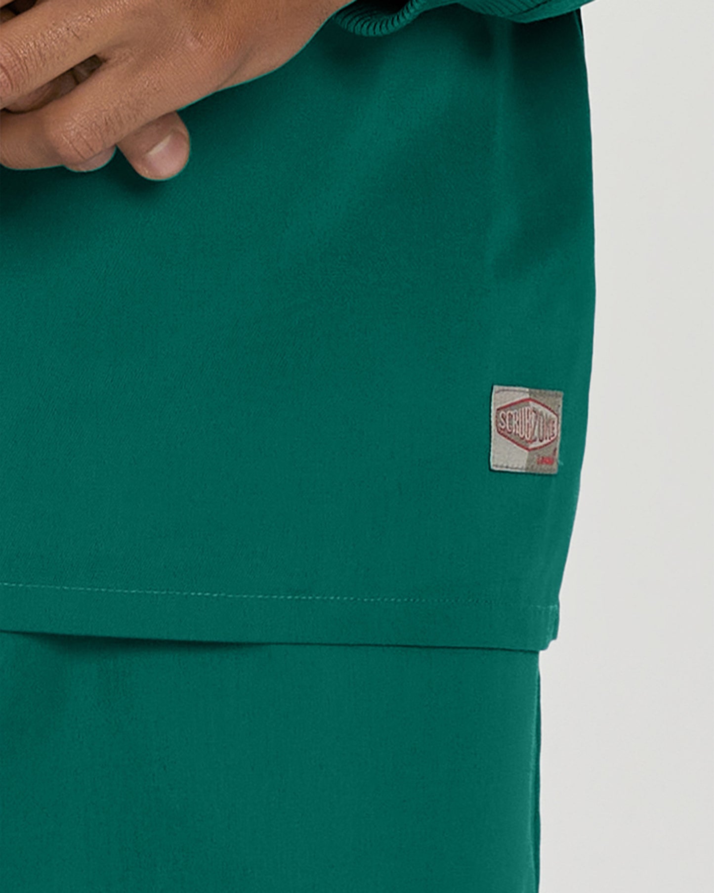 Scrub Zone V-Neck Top | Hunter