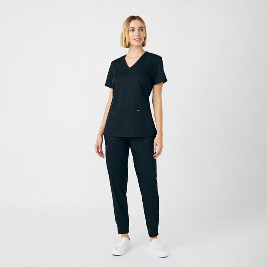 ProFlex 3-Pocket V-Neck Top | Black