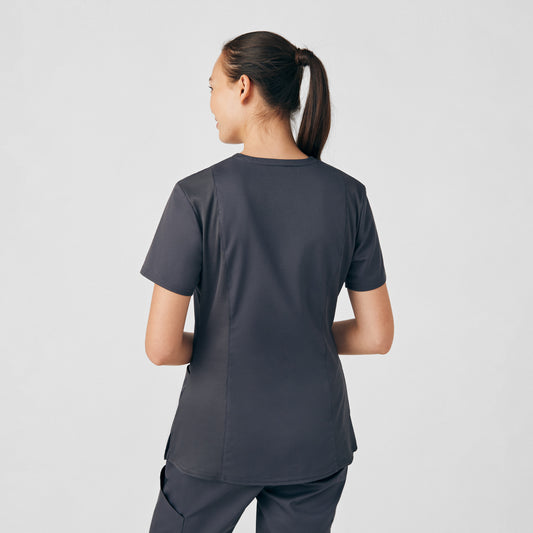 ProFlex 3-Pocket V-Neck Top | Graphite
