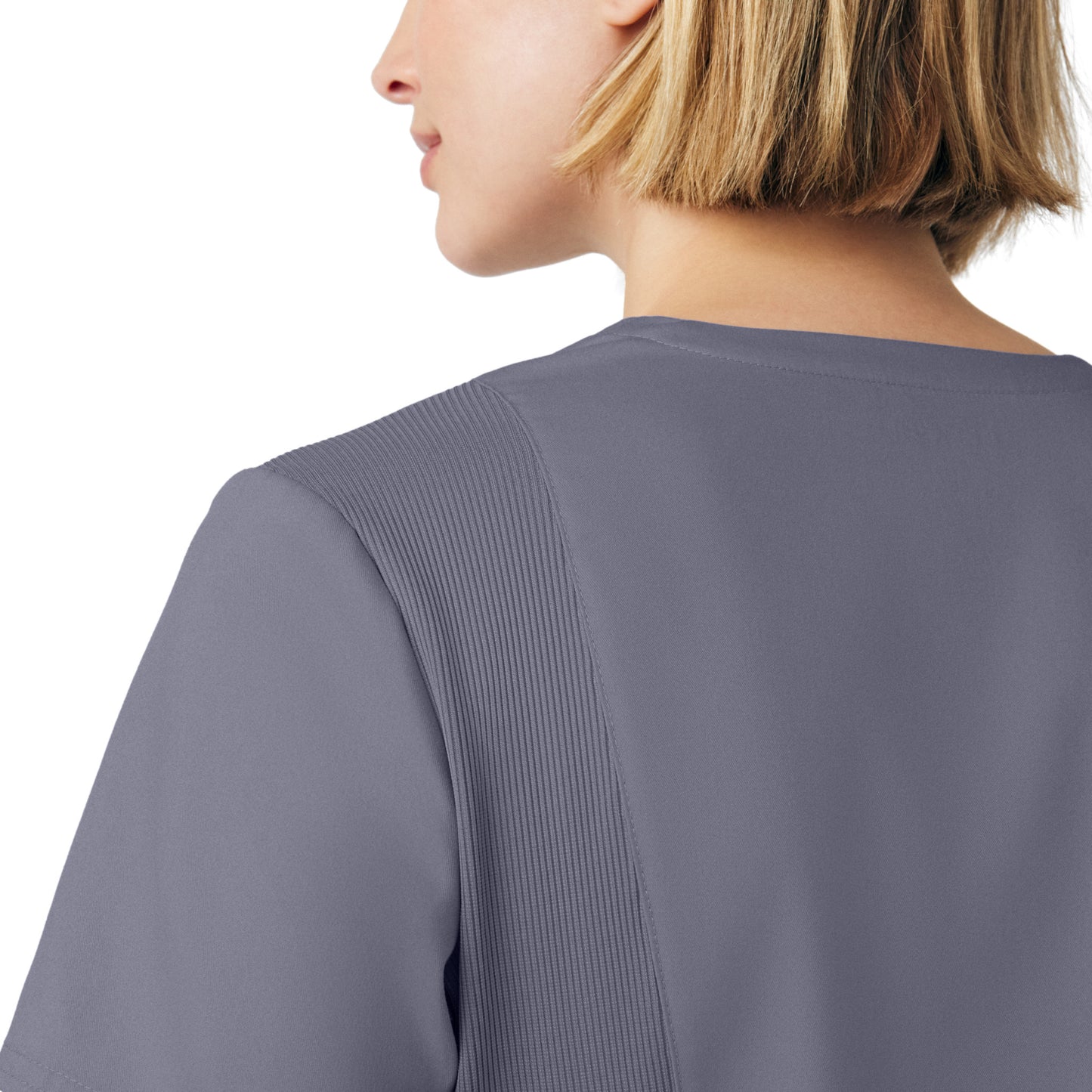 ProFlex 3-Pocket V-Neck Top | Steel