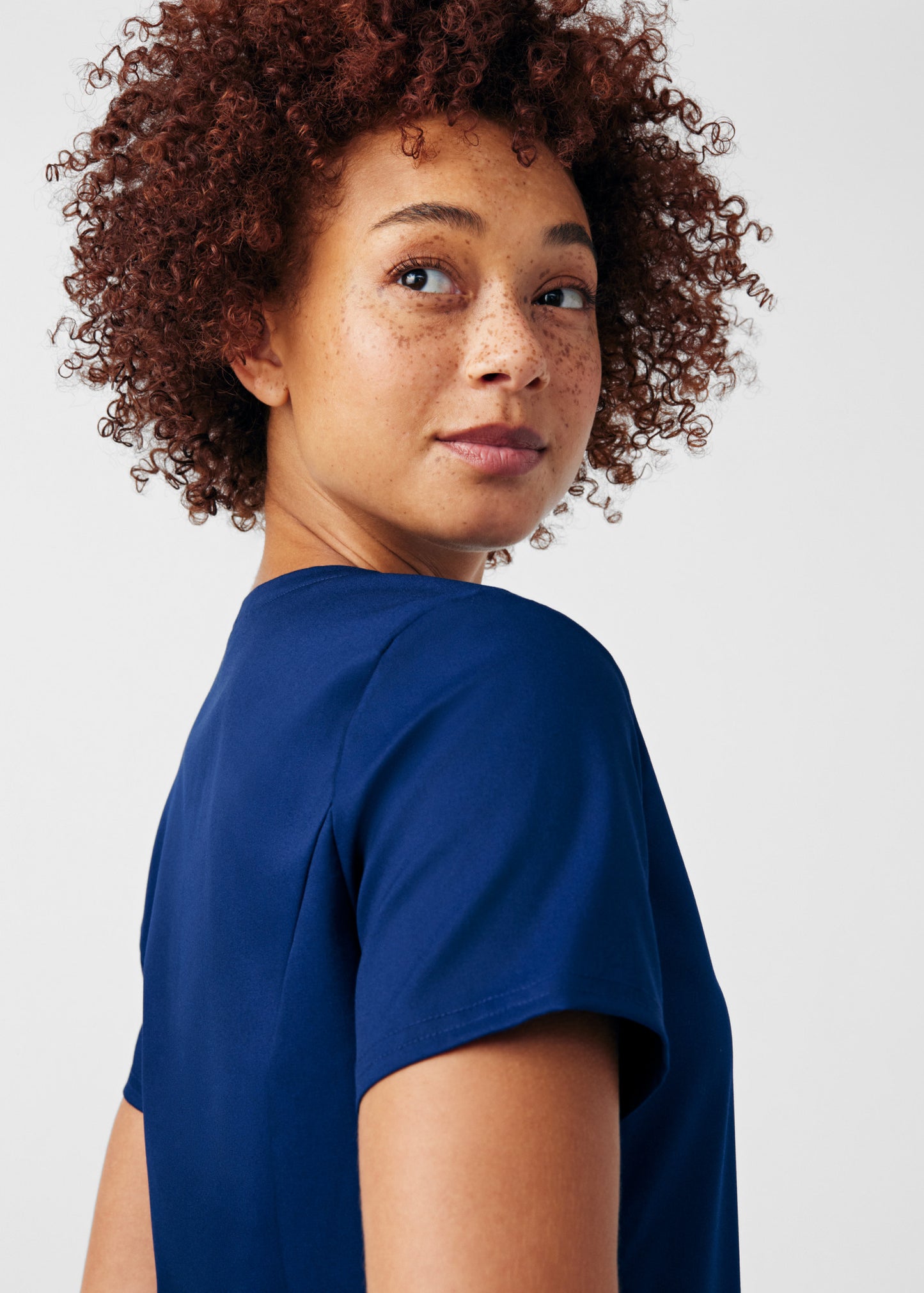ProFlex 2-Pocket V-Neck Top | True Navy
