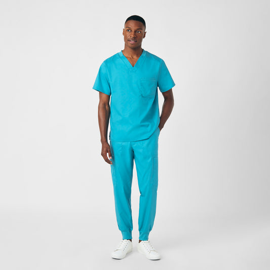 ProFlex 2-Pocket V-Neck Top | Teal