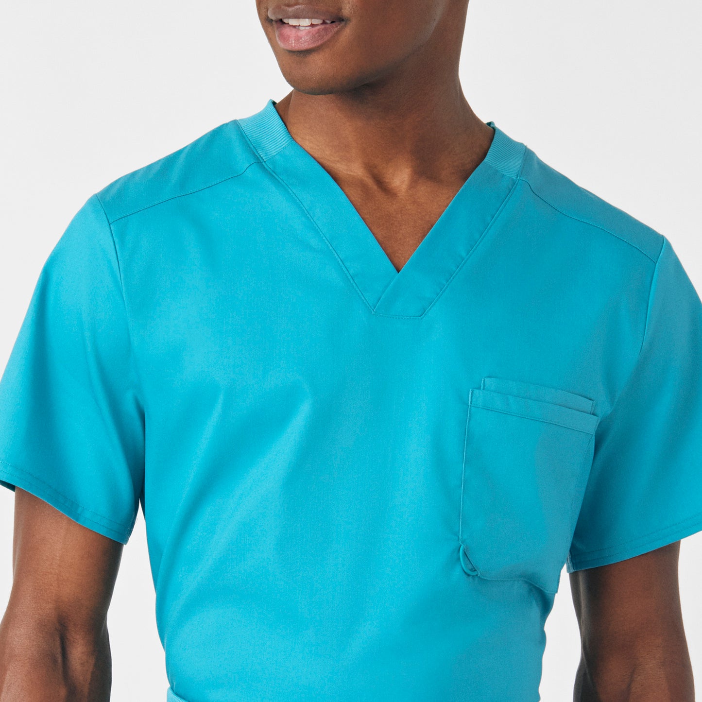ProFlex 2-Pocket V-Neck Top | Teal