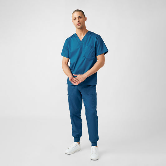 ProFlex 2-Pocket V-Neck Top | Caribbean