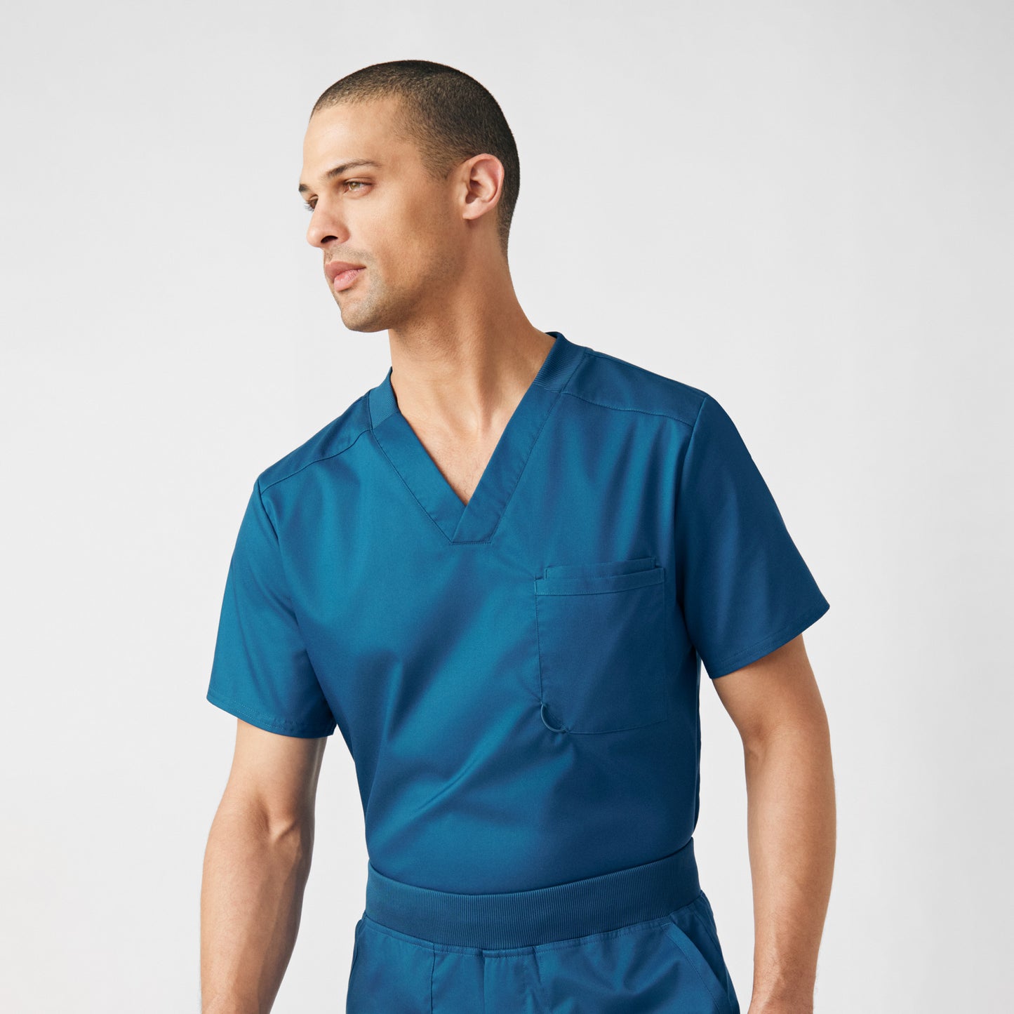 ProFlex 2-Pocket V-Neck Top | Caribbean