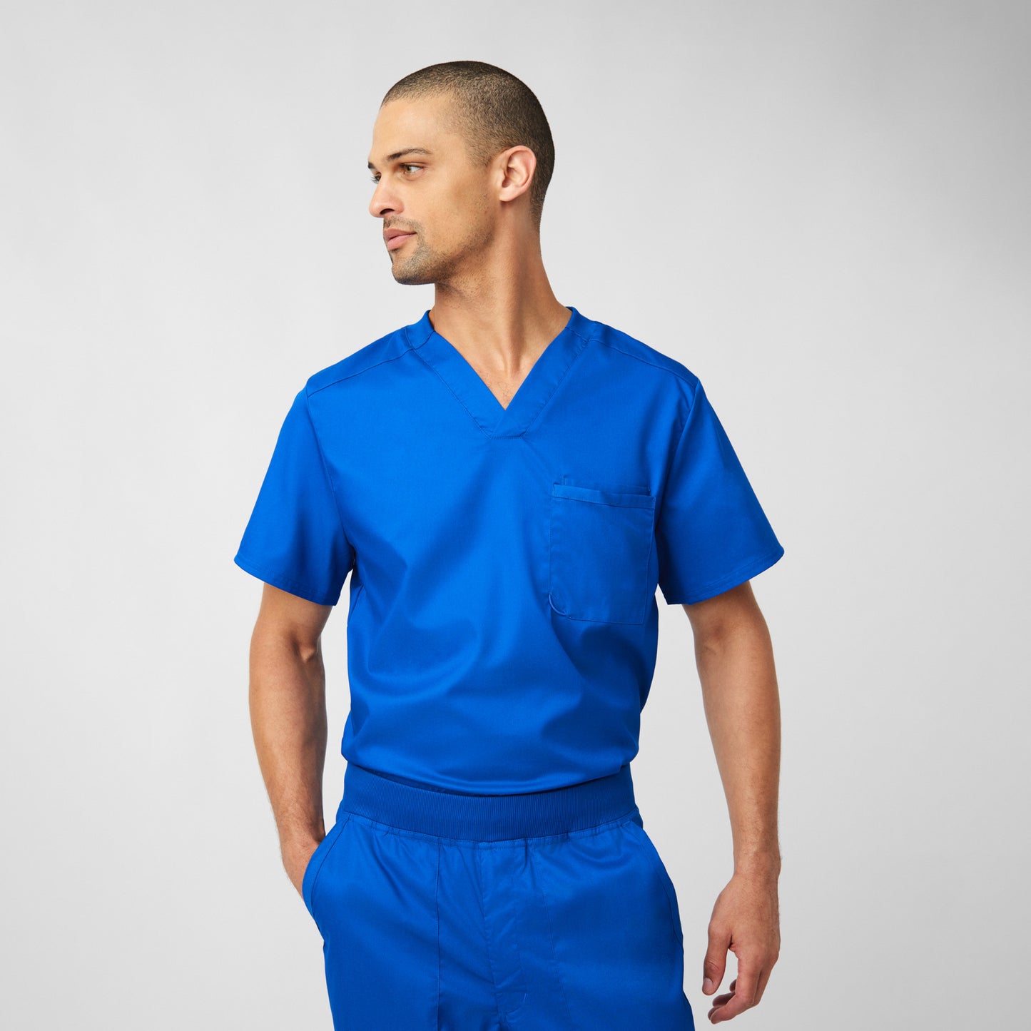 ProFlex 2-Pocket V-Neck Top | Royal