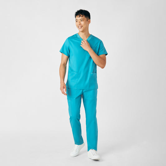 ProFlex 4-Pocket V-Neck Top | Teal