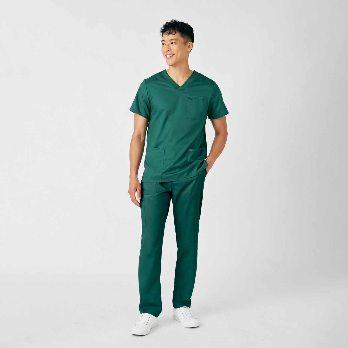ProFlex 4-Pocket V-Neck Top | Hunter