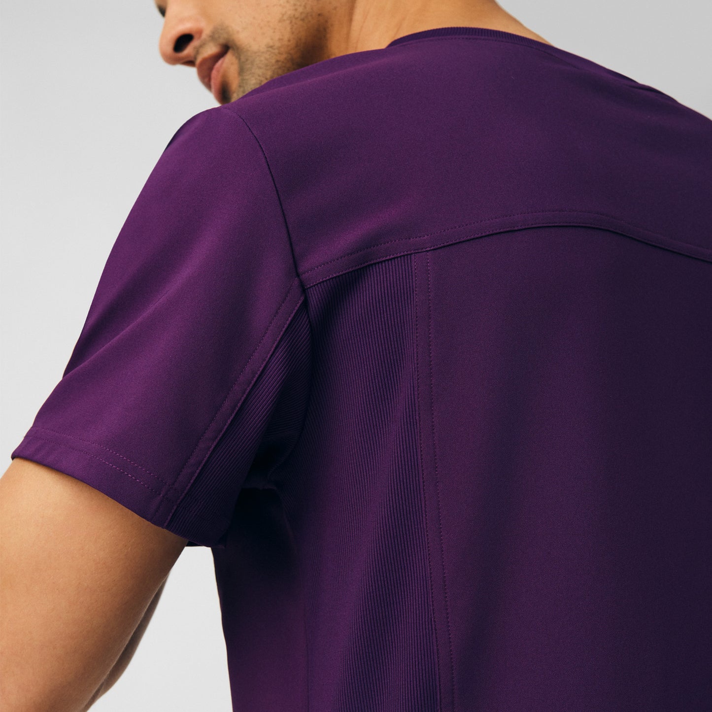 Forward 4-Pocket V-Neck Top | Eggplant