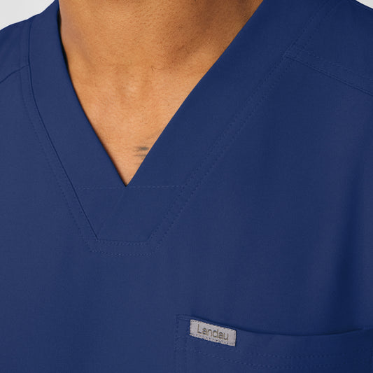 Forward 4-Pocket V-Neck Top | Navy