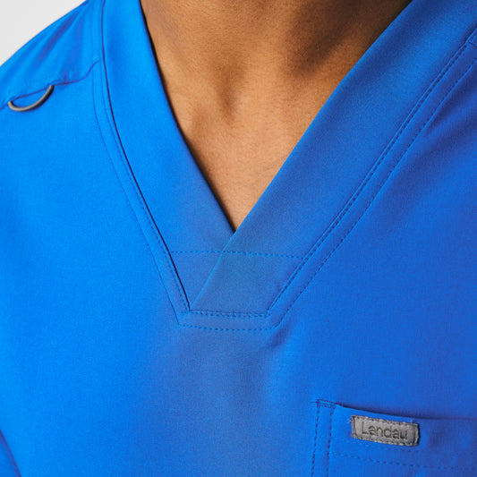 Forward 4-Pocket V-Neck Top | Royal