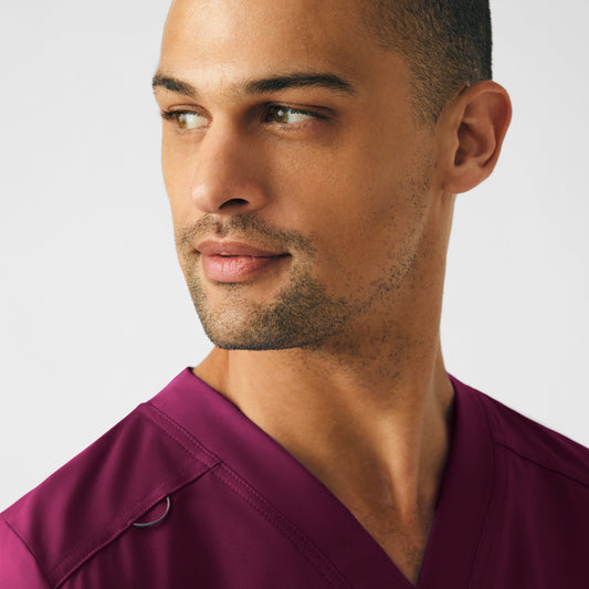Forward 4-Pocket V-Neck Top | Wine