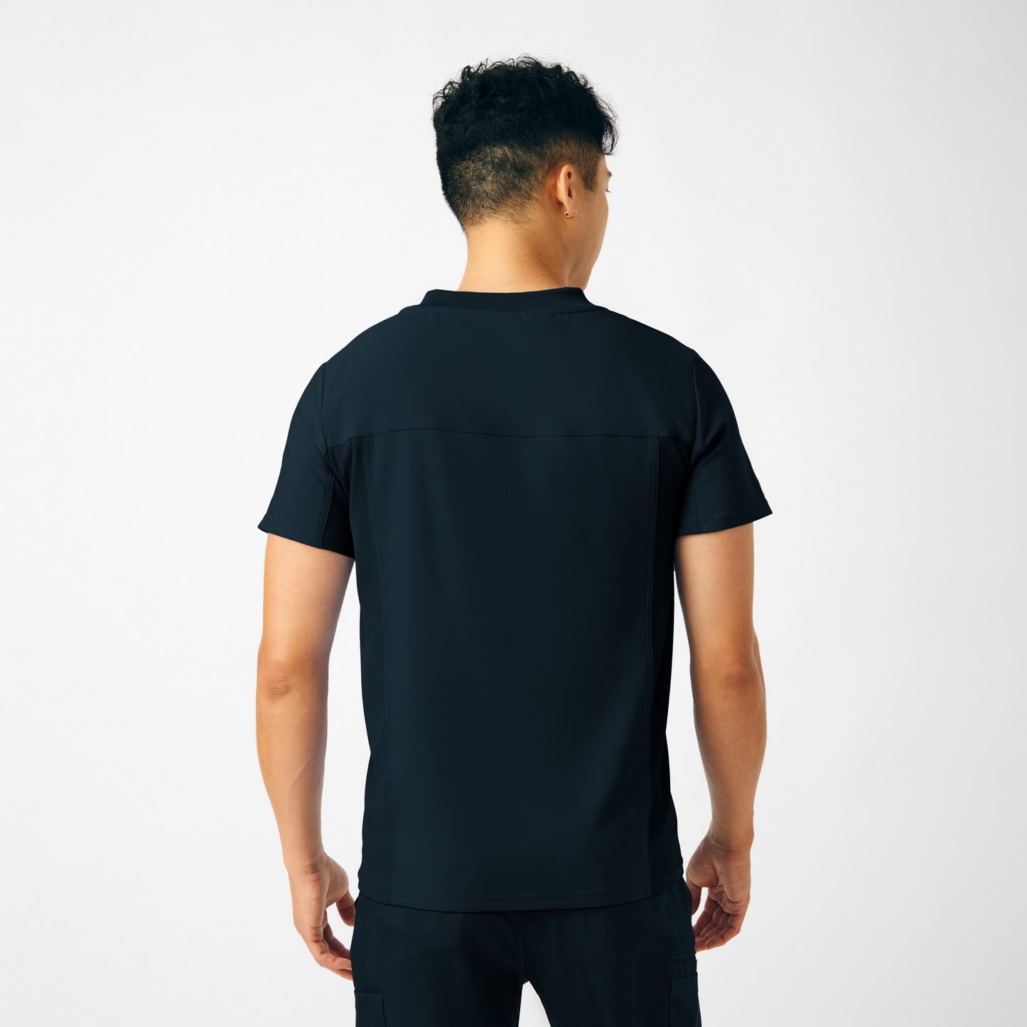 Forward 2-Pocket V-Neck Top | Black