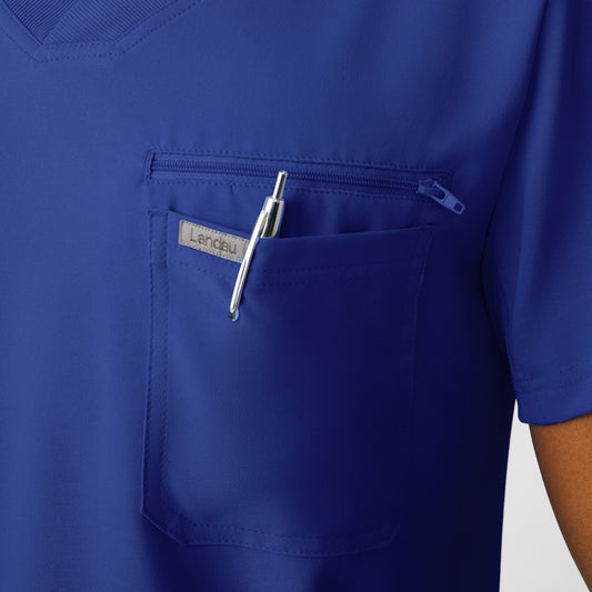 Forward 2-Pocket V-Neck Top | Galaxy