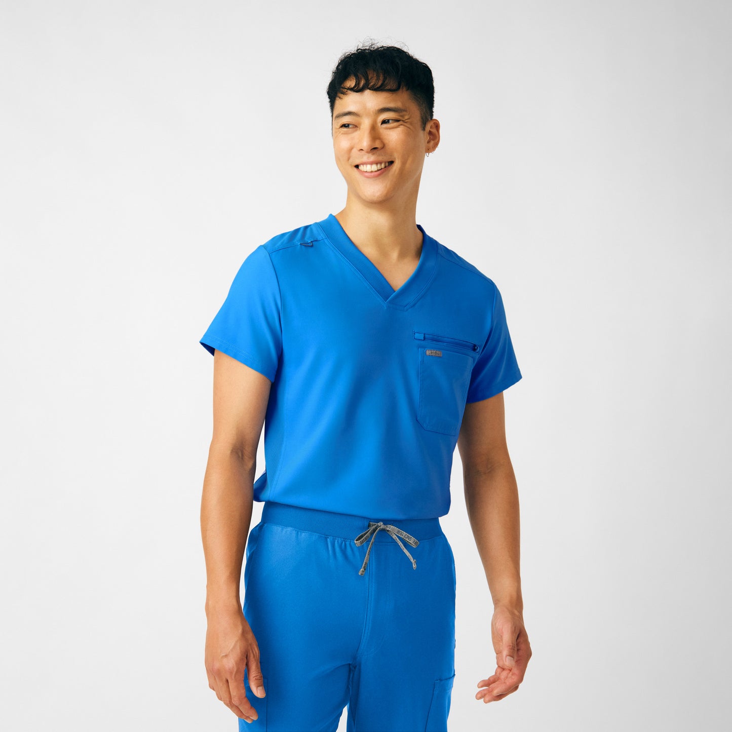 Forward 2-Pocket V-Neck Top | Royal