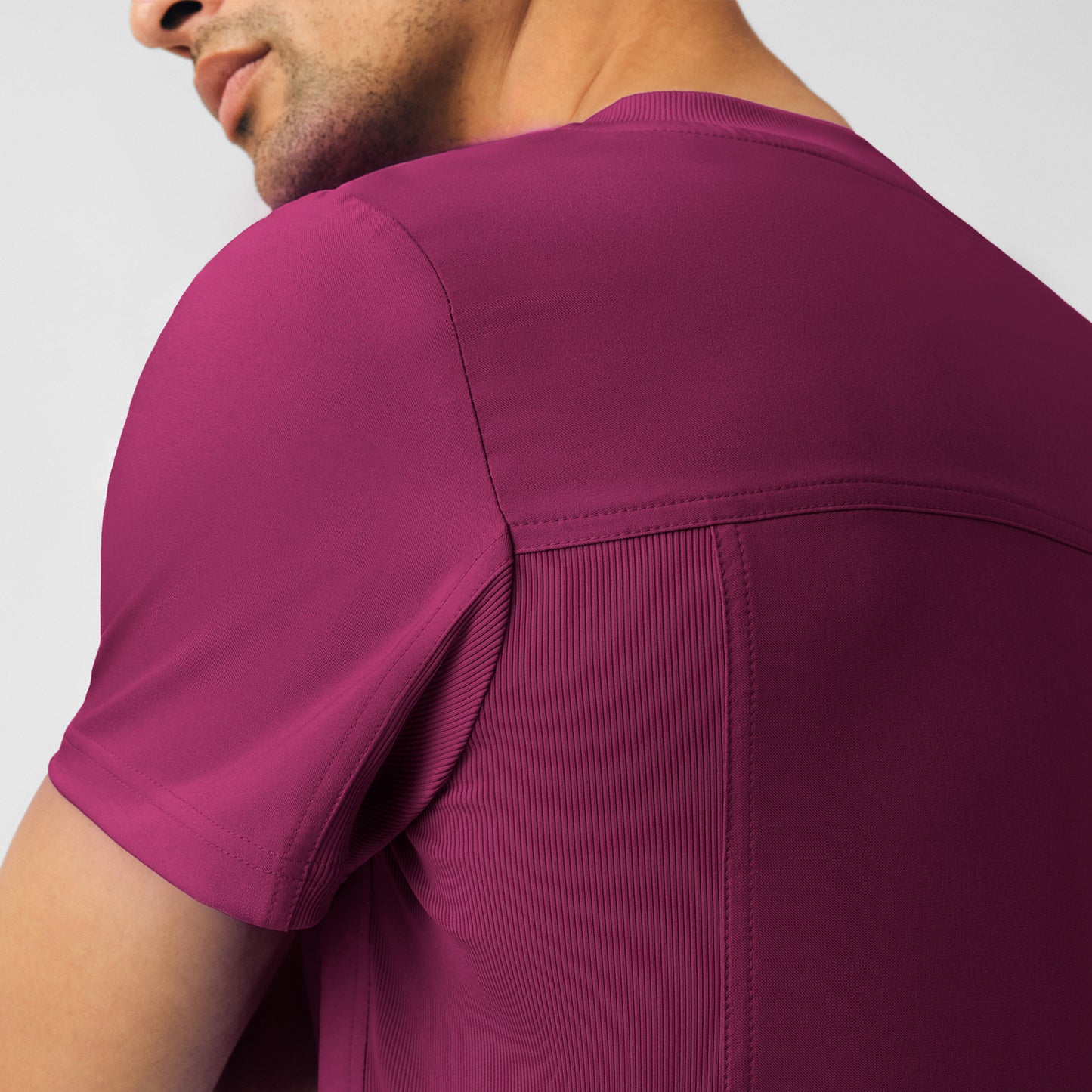 Forward 2-Pocket V-Neck Top | Wine