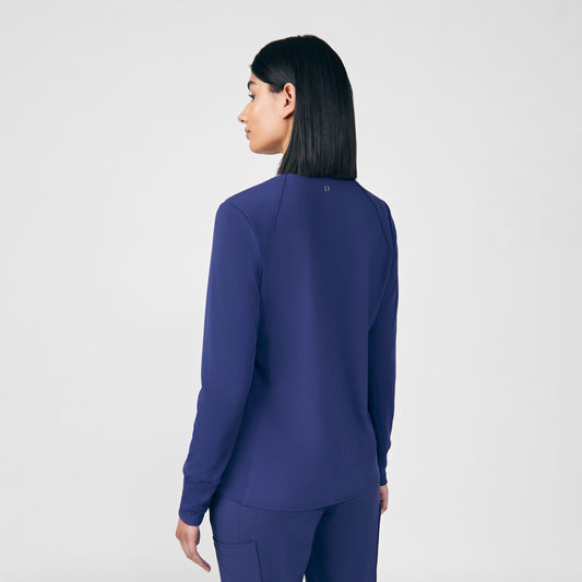 Forward 2-Pocket V-Neck Top | Navy