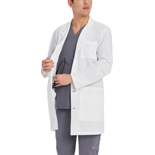 V-Tess 5-Pocket Full-Length Tablet White Coat | White