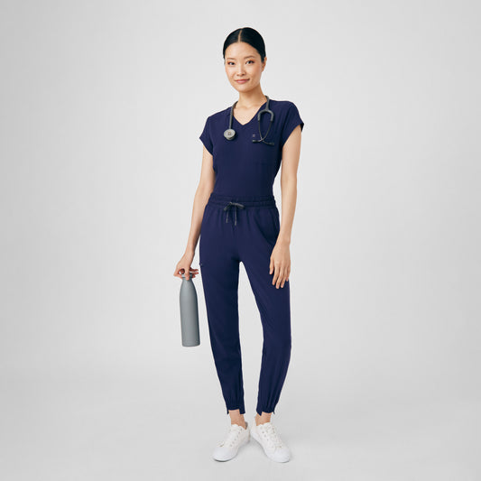 CRFT 1-Pocket V-Neck Top | Navy
