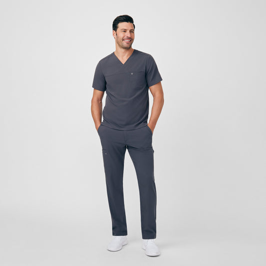 CRFT 2-Pocket V-Neck Top | Pewter