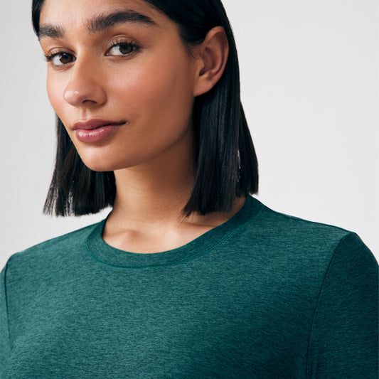 VIBE 1-Pocket Long-Sleeve Tee | Heather Fern